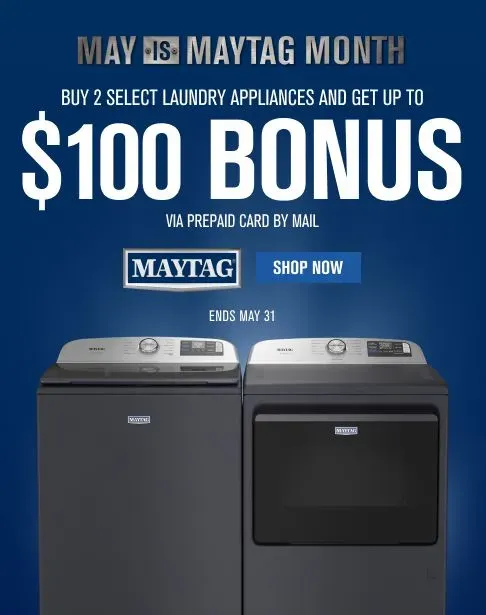 May is Maytag Month